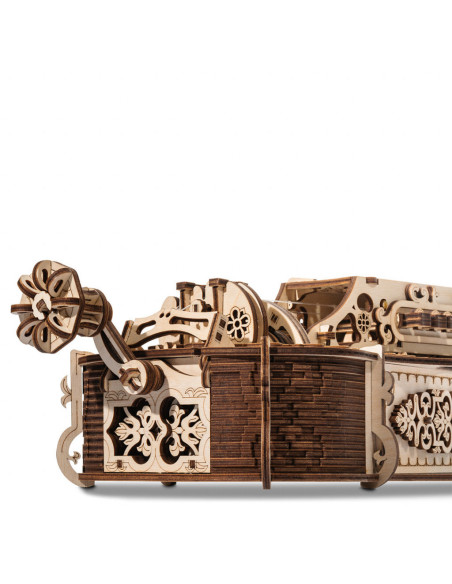 Puzzle 3D mecanic din lemn lira lui Da Vinci,UD-00058