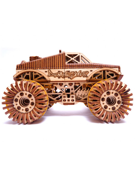 Puzzle 3D mecanic din lemn Monster Truck,UD-00050