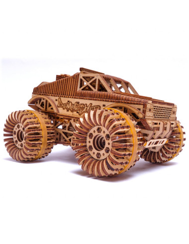 Puzzle 3D mecanic din lemn Monster Truck,UD-00050