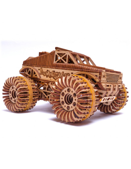 Puzzle 3D mecanic din lemn Monster Truck,UD-00050