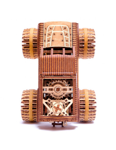 Puzzle 3D mecanic din lemn Monster Truck,UD-00050