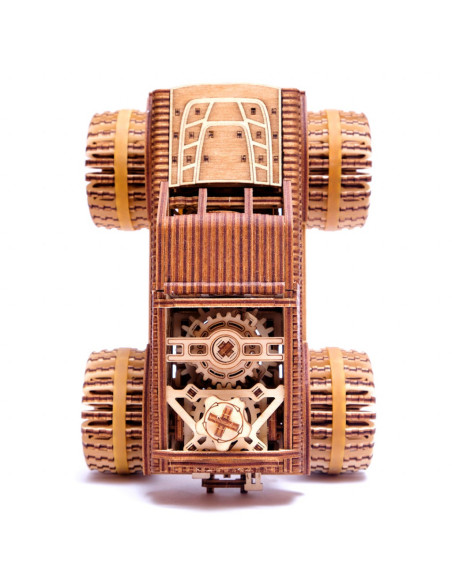 Puzzle 3D mecanic din lemn Monster Truck,UD-00050