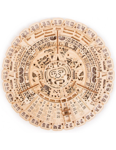 Puzzle 3D din lemn calendar Mayan,UD-00032
