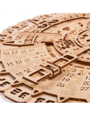 Puzzle 3D din lemn calendar Mayan,UD-00032