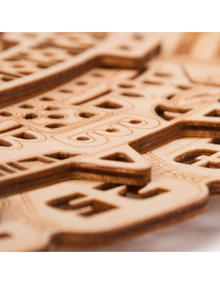 Puzzle 3D din lemn calendar Mayan,UD-00032