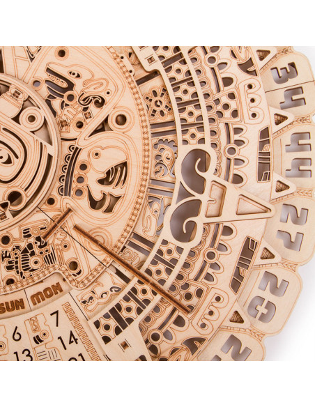 Puzzle 3D din lemn calendar Mayan,UD-00032