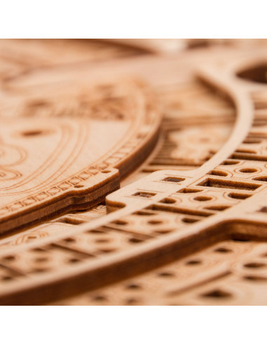 Puzzle 3D din lemn calendar Mayan,UD-00032