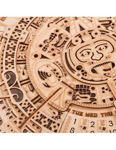 Puzzle 3D din lemn calendar Mayan,UD-00032