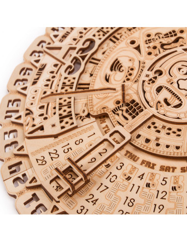 Puzzle 3D din lemn calendar Mayan,UD-00032