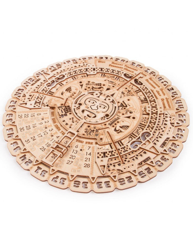 Puzzle 3D din lemn calendar Mayan,UD-00032