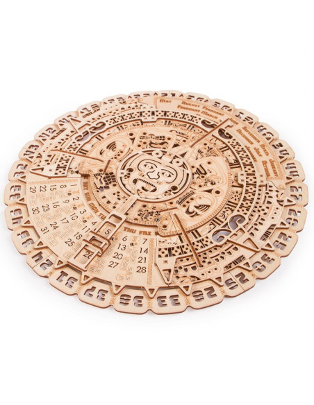 Puzzle 3D din lemn calendar Mayan,UD-00032