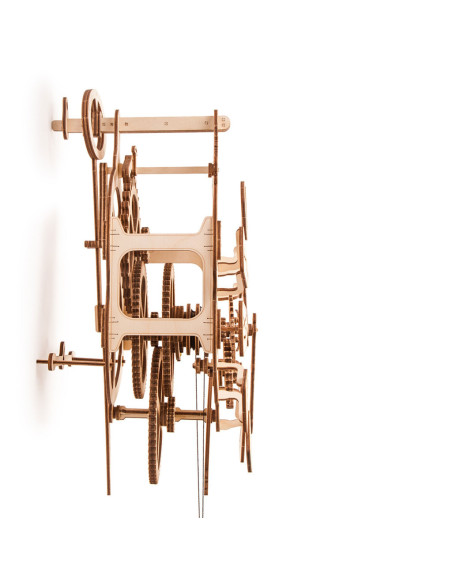 Puzzle 3D mecanic din lemn ceas cu pendul,UD-00031