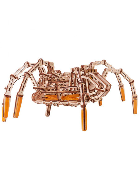 Puzzle 3D mecanic din lemn paianjen,UD-00043