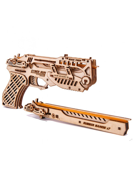 Puzzle 3D din lemn arma Cyber Gun,UD-00044
