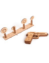 Puzzle 3D din lemn pistol M1 si poligon de tragere,UD-00010