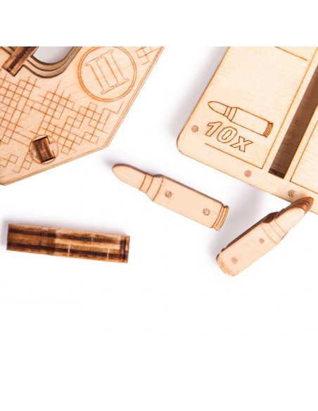 Puzzle 3D din lemn pusca de asalt USG-2,UD-00025