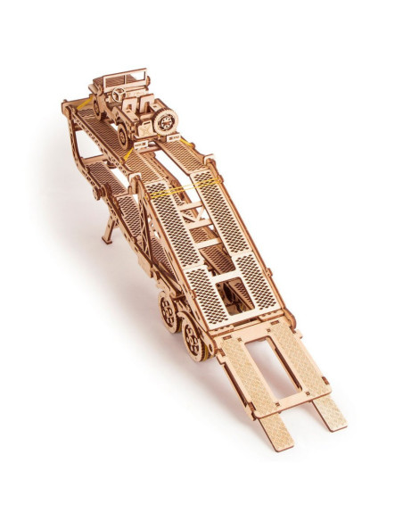 Puzzle 3D din lemn remorca auto pentru tirul Big Rig,UD-00018
