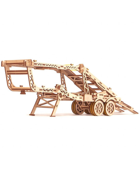Puzzle 3D din lemn remorca auto pentru tirul Big Rig,UD-00018