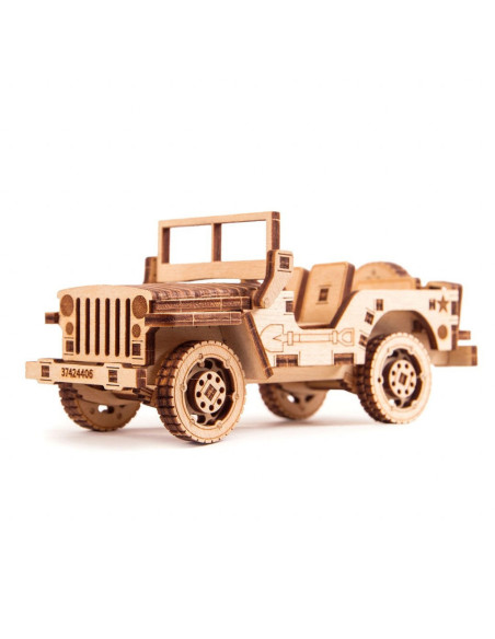 Puzzle 3D din lemn remorca auto pentru tirul Big Rig,UD-00018