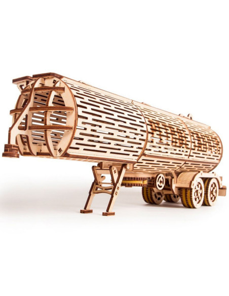 Puzzle 3D din lemn remorca cisterna pentru tirul Big