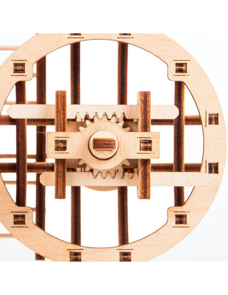 Puzzle 3D din lemn remorca cisterna pentru tirul Big