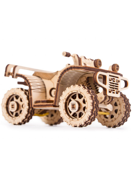 Puzzle 3D mecanic din lemn ATV,UD-S1