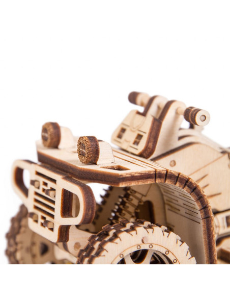 Puzzle 3D mecanic din lemn ATV,UD-S1