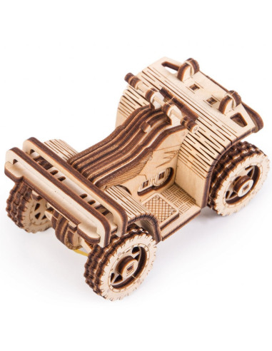 Puzzle 3D mecanic din lemn ATV,UD-S1