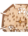 Puzzle 3D mecanic din lemn carusel,UD-00011