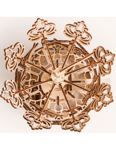 Puzzle 3D mecanic din lemn carusel,UD-00011