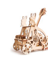 Puzzle 3D mecanic din lemn catapulta,UD-00009