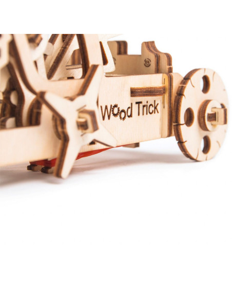 Puzzle 3D mecanic din lemn catapulta,UD-00009