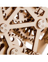 Puzzle 3D mecanic din lemn macara cu container,UD-00005