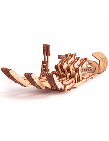 Puzzle 3D mecanic din lemn mana,UD-00008