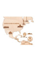 Puzzle 3D din lemn harta lumii XXL,UD-OS1