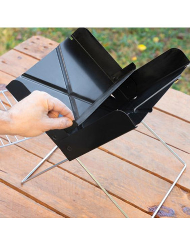 Mini gratar portabil pliabil pe carbuni Foldecue,BG-V0103493