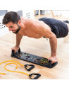Aparat multifunctional pentru sport acasa cu benzi de