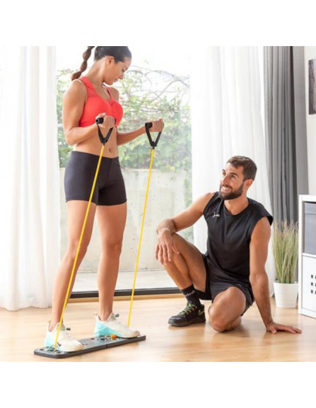 Aparat multifunctional pentru sport acasa cu benzi de