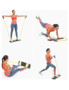 Aparat multifunctional pentru sport acasa cu benzi de