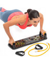 Aparat multifunctional pentru sport acasa cu benzi de