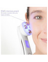 Aparat de masaj facial cu radiofrecventa, fototerapie si