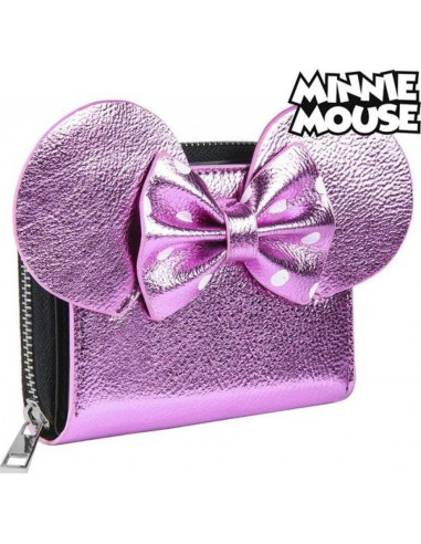 Portmoneu Minnie Mouse Roz metalizat 70688,BG-S0720009