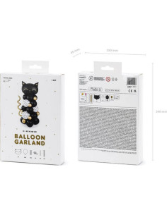 Set 34 baloane pisicuta neagra 83x140cm,HB-GBN11 2