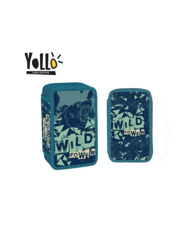 Penar echipat, 3 fermoare, 39 piese, WILD POWER - YOLLO,YL041