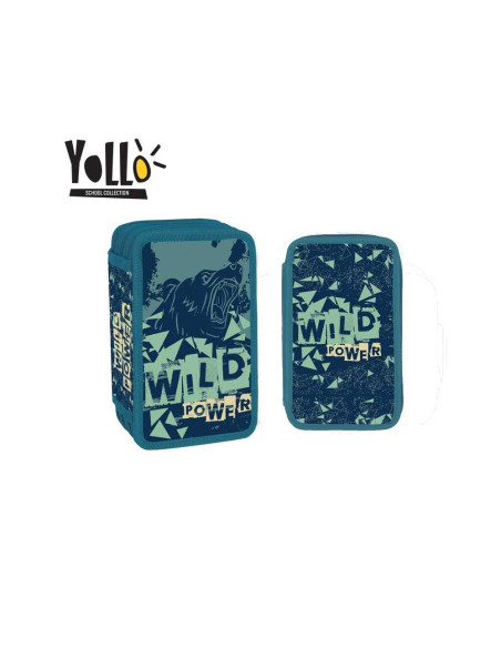 Penar echipat, 3 fermoare, 39 piese, WILD POWER - YOLLO,YL041