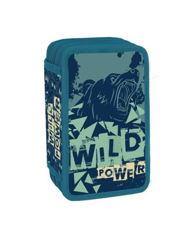 Penar echipat, 3 fermoare, 39 piese, WILD POWER - YOLLO,YL041