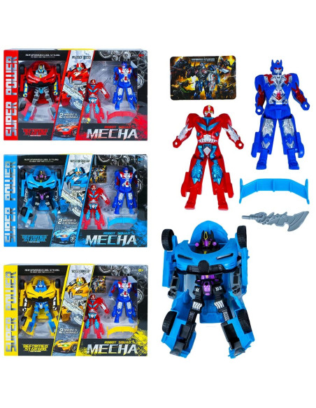 Robot transformabil, 3 buc/set,ROB-688-105