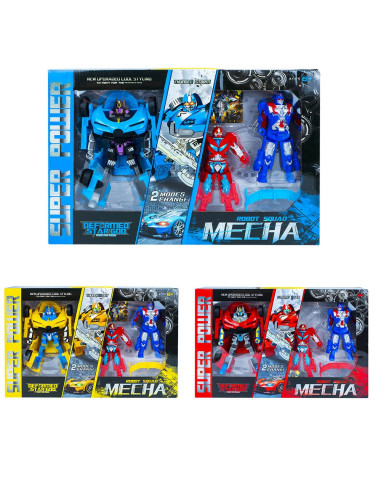 Robot transformabil, 3 buc/set,ROB-688-105