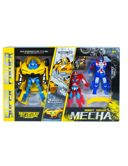 Robot transformabil, 3 buc/set,ROB-688-105
