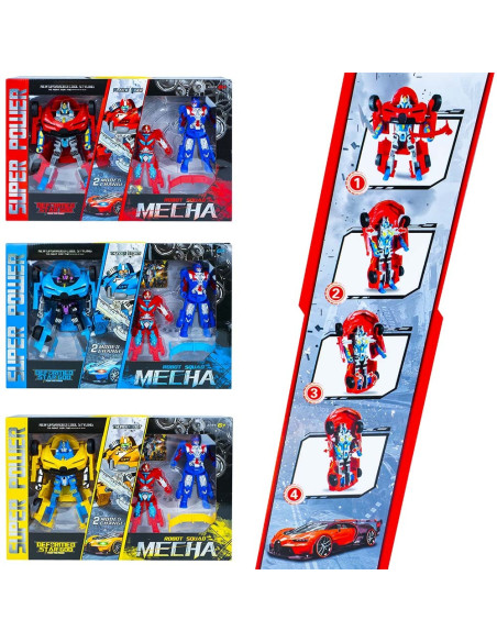 Robot transformabil, 3 buc/set,ROB-688-105